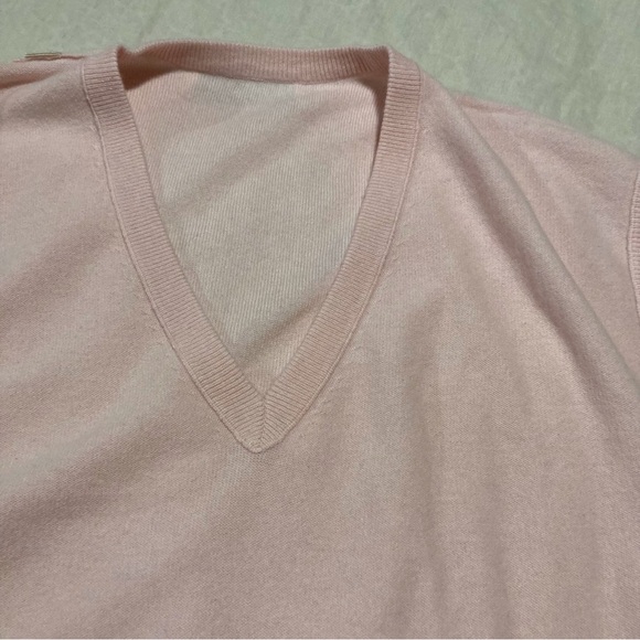 Fairway & Greene 100% Cashmere‎ Pink Sweater Vest - Picture 9 of 9